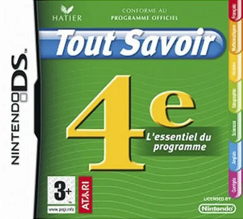 Tout Savoir 4e - L'Essentiel du Programme (France)